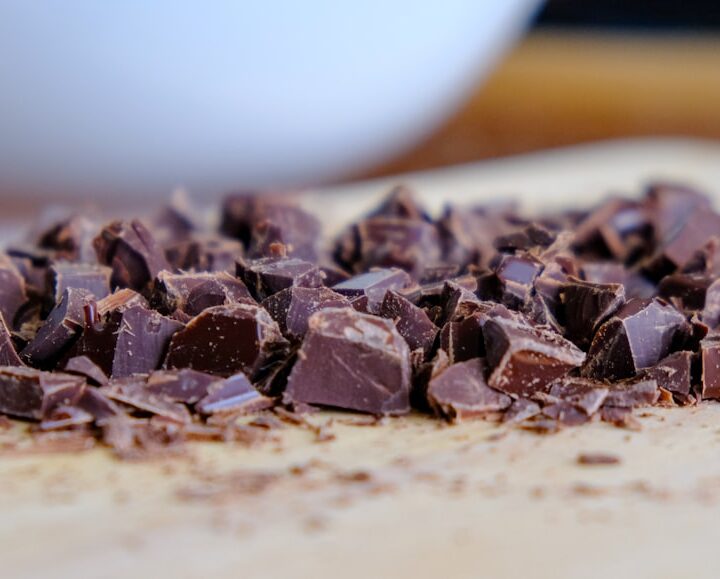 brown and white chocolate bars