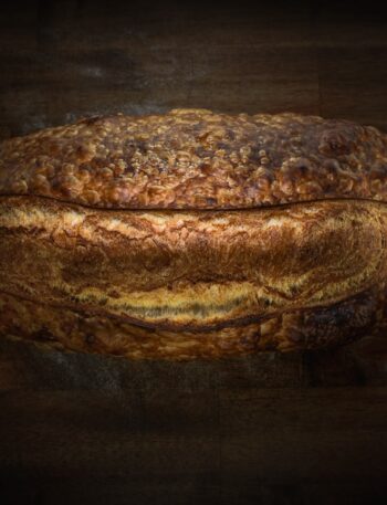 brown bread on brown wooden table