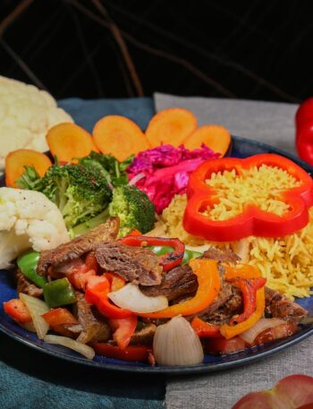 a plate of food